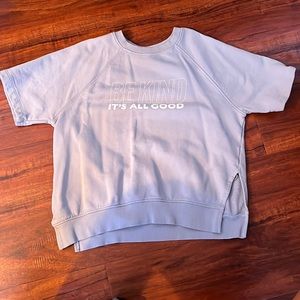 Blue H&M short sleeve crew neck